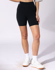 Women's R Logo Bike Short - Black