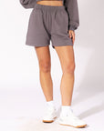 Women's R Logo Shorts - Shadow