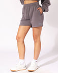 Women's R Logo Shorts - Shadow