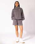 Women's R Logo Shorts - Shadow