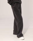 Russell Athletic Australia Women's R Tech Leisure Wide Leg Track Pant - Dark Grey True Since 1902