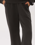 Russell Athletic Australia Women's R Tech Leisure Wide Leg Track Pant - Dark Grey True Since 1902