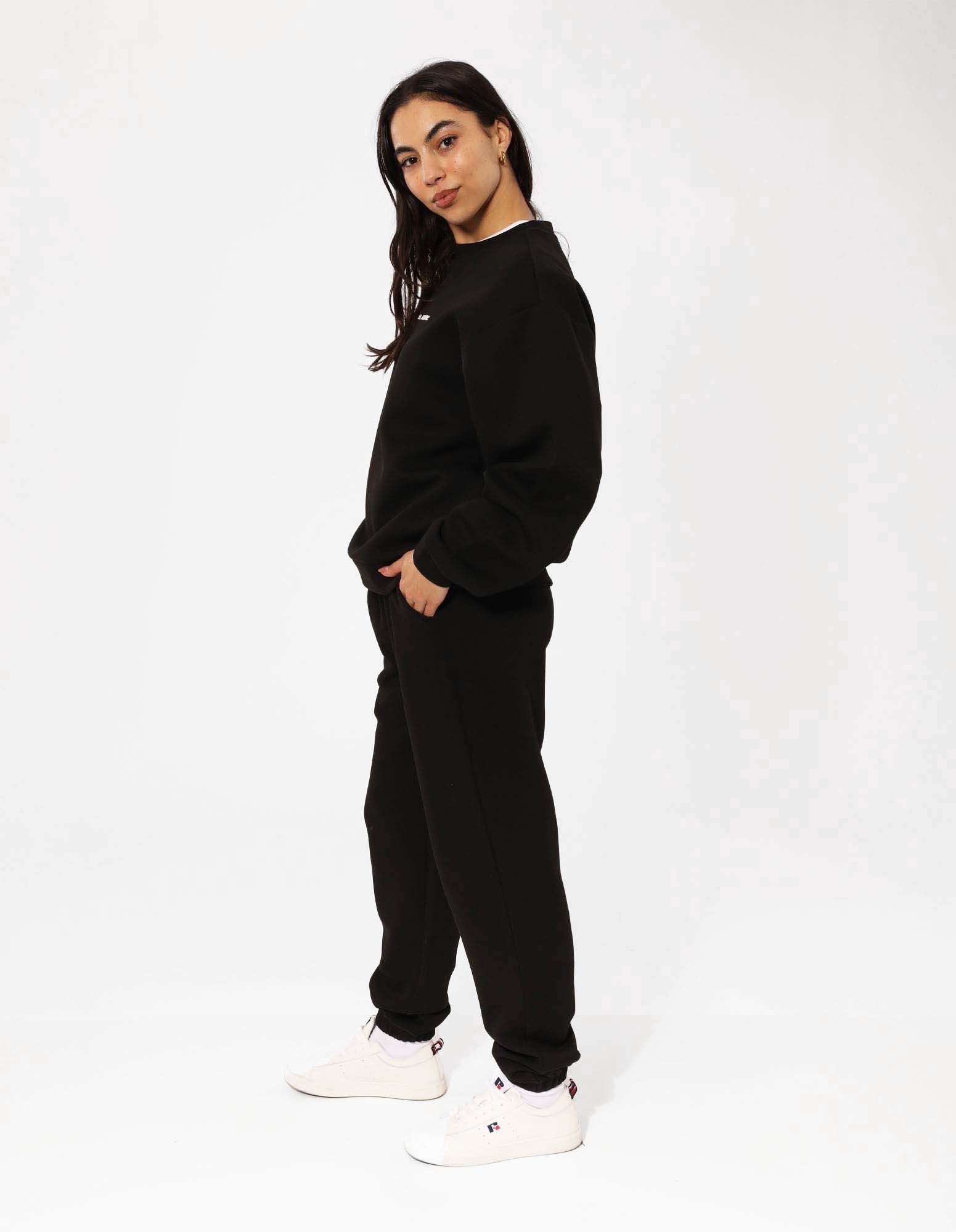 Russell Athletic Australia Women's R Tech Leisure Cuff Trackpant - Black True Since 1902