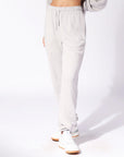 Russell Athletic Australia Women's R Logo Terry Cuff Trackpant - Antartica White True Since 1902