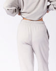 Russell Athletic Australia Women's R Logo Terry Cuff Trackpant - Antartica White True Since 1902