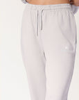 Women's R Logo Terry Cuff Trackpant - Antartica White