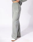 Women's R Logo Wide Leg Pant - Shadow Green