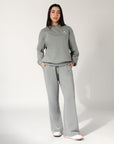Women's R Logo Wide Leg Pant - Shadow Green