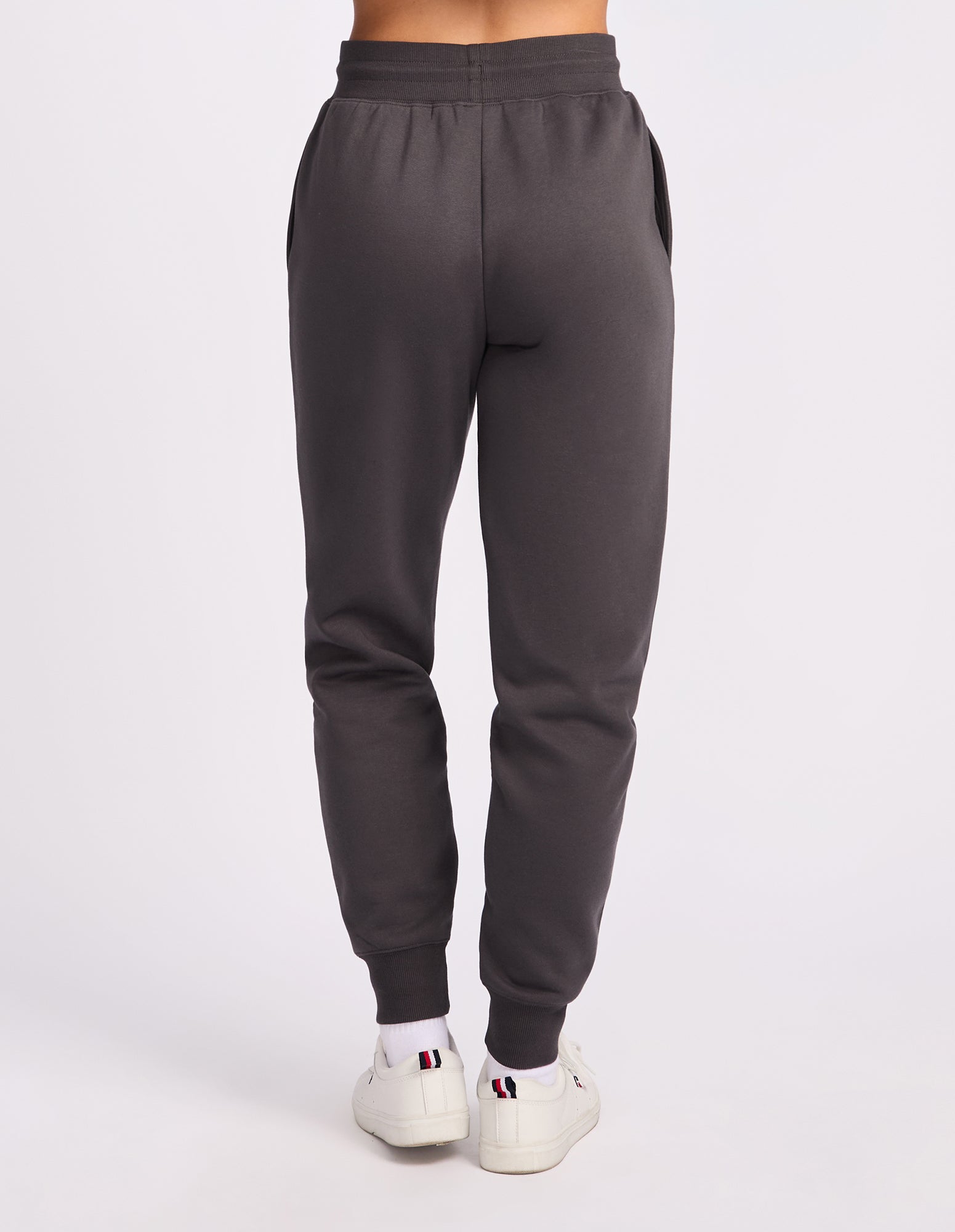 May Cuff Womens Trackpant - Dark Grey