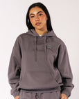 Russell Athletic Australia Womens R Logo Hoodie - Shark True Since 1902