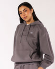 Russell Athletic Australia Womens R Logo Hoodie - Shark True Since 1902