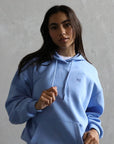 Russell Athletic Australia Womens R Logo Hoodie - Clear Blue Sky True Since 1902