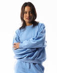 Russell Athletic Australia Women's R Logo Crew - Clear Blue Sky True Since 1902