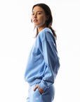 Russell Athletic Australia Women's R Logo Crew - Clear Blue Sky True Since 1902