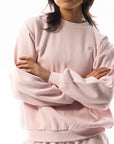 Russell Athletic Australia Women's R Logo Crew - Pale Lilac Pink True Since 1902