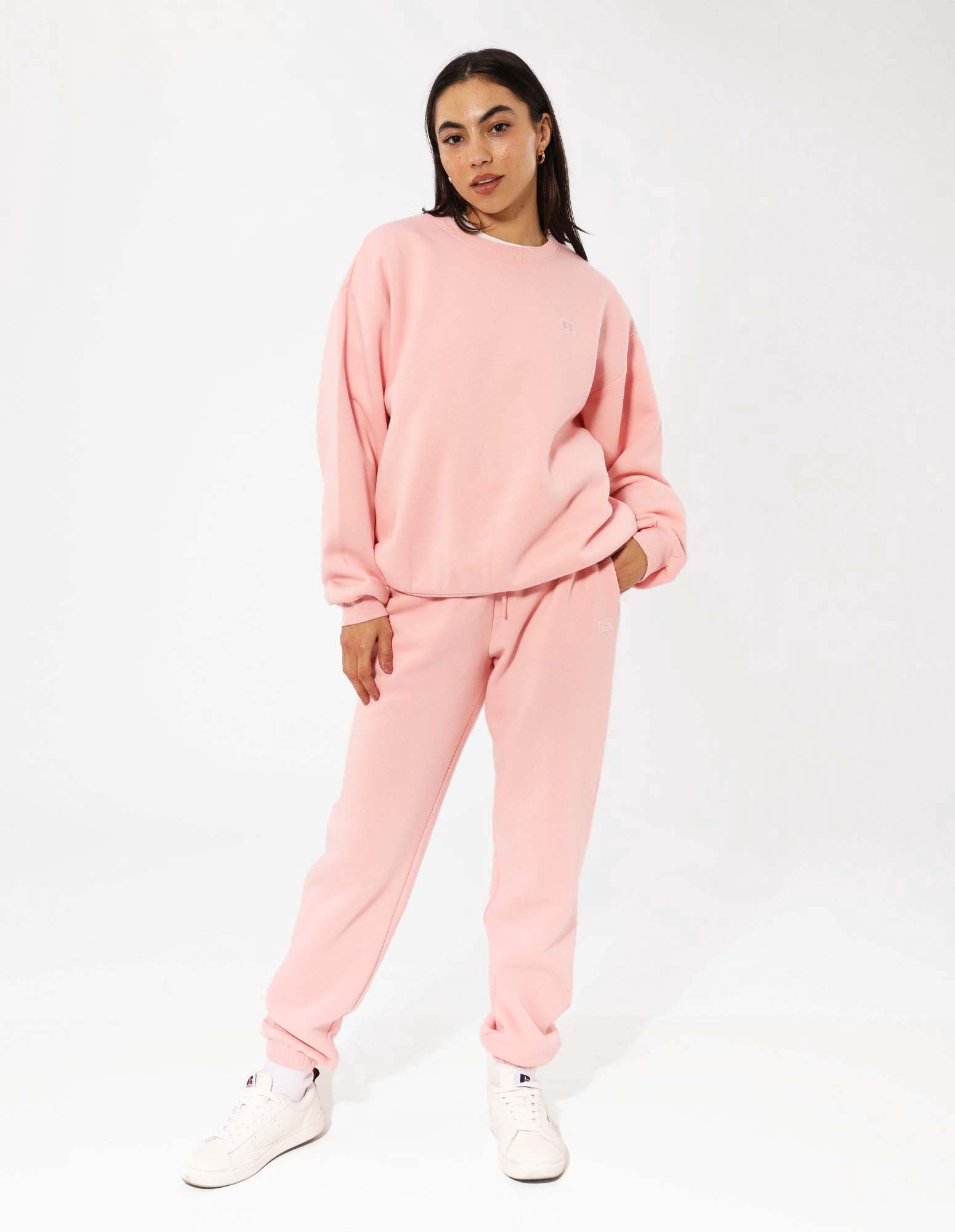 Russell Athletic Australia Women's R Logo Crew - Quartz Pink True Since 1902