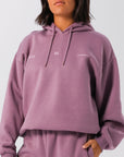 Russell Athletic Australia Womens 1902 Trio Hoodie - Elderberry True Since 1902