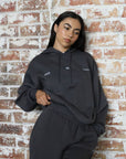 Russell Athletic Australia Womens 1902 Trio Hoodie - Dark Grey True Since 1902
