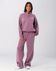 Russell Athletic Australia Womens 1902 Trio Quarter Zip - Elderberry True Since 1902