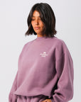 Russell Athletic Australia Womens 1902 Trio Mock Neck - Elderberry True Since 1902