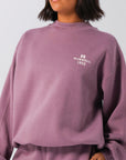 Russell Athletic Australia Womens 1902 Trio Mock Neck - Elderberry True Since 1902