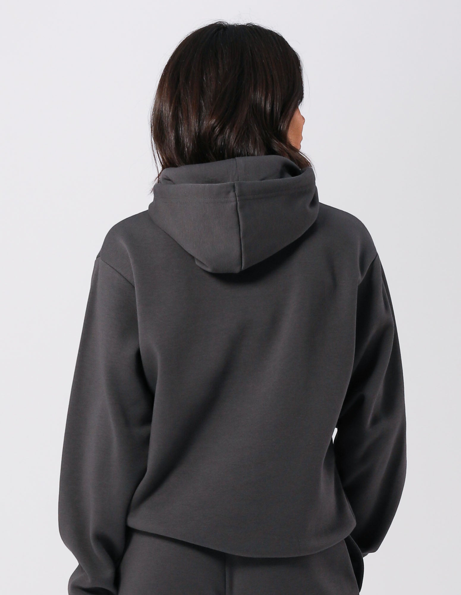 Russell Athletic Australia Womens Arch Logo Hoodie - Dark Grey True Since 1902