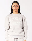Russell Athletic Australia Women's Arch Logo Crew - Antarctica White True Since 1902