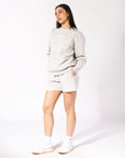Women's Arch Logo Crew - Antarctica White