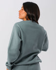 Russell Athletic Australia Womens Arch Logo Crew - Stormy Sea True Since 1902