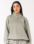 Women's R Logo Quarter Zip Fleece - Shadow