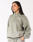 Women's R Logo Quarter Zip Fleece - Shadow