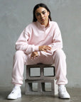 Russell Athletic Australia Womens R Logo 1/4 Zip - Pale Lilac Pink True Since 1902