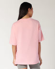 Women's Varsity Oversized Tee - Quartz pink