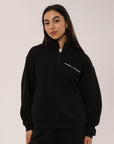 Russell Athletic Australia Women's R Tech Leisure Quarter Zip - Black True Since 1902