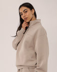 Russell Athletic Australia Women's R Tech Leisure Quarter Zip - String True Since 1902