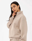 Women's R Tech Leisure Quarter Zip - String