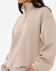 Women's R Tech Leisure Quarter Zip - String