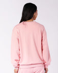 Women's R Logo French Terry Oversized Tee - Quartz Pink