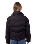 Russell Athletic Australia Women's Arch Logo Puffer Jacket - Black True Since 1902