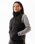 Russell Athletic Australia Women's Arlington Puffer Vest - Black True Since 1902