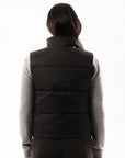 Russell Athletic Australia Women's Arlington Puffer Vest - Black True Since 1902
