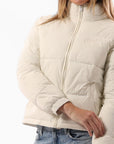 Russell Athletic Australia Women's Belle Cropped Puffer Jacket - Soy True Since 1902