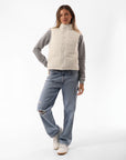 Russell Athletic Australia Women's Belle Puffer Vest - Soy True Since 1902