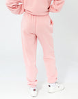 Russell Athletic Australia Women's R Logo Elastic Cuff Track Pants - Quartz Pink True Since 1902