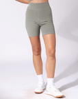 Russell Athletic Australia Women's R Logo Bike Short - Shadow Green True Since 1902