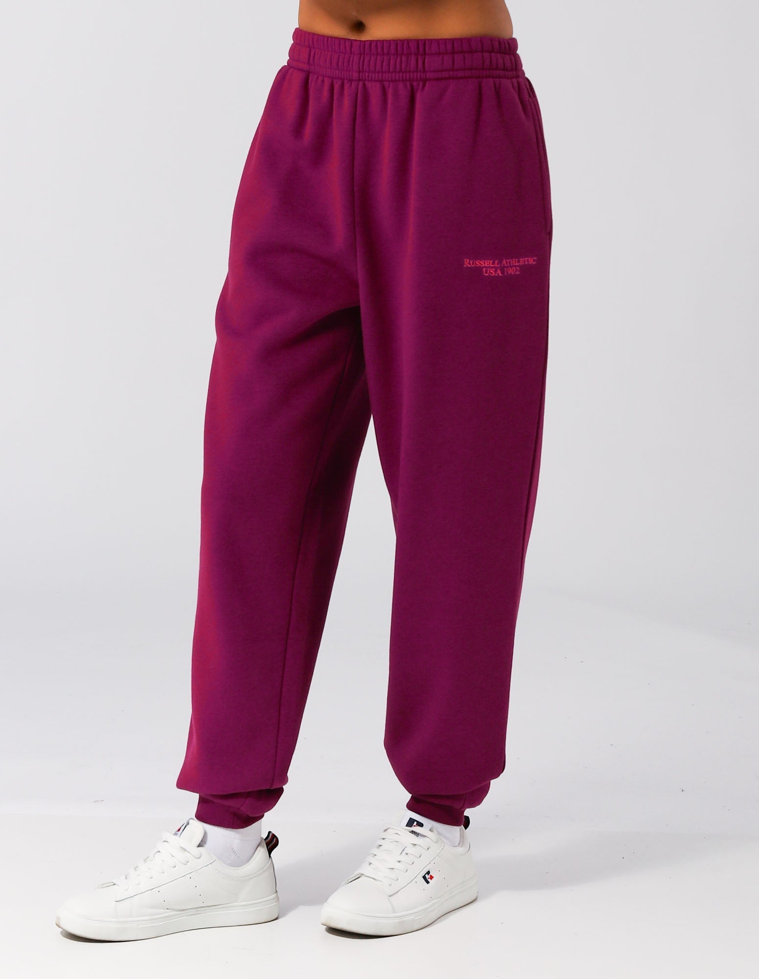 Russell Athletic Australia Womens USA 1902 Trackpant and Sweatpants - Magenta Purple True Since 1902