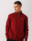 Russell Athletic Australia Men's R Logo Quarter Zip - Maroon True Since 1902