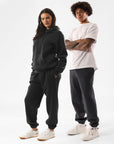 Russell Athletic Australia Unisex Dri-Power® Track Pants - Black Heather True Since 1902