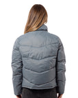 Russell Athletic Australia Women's Arch Logo Puffer Jacket - Stormy Sea True Since 1902