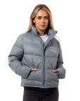 Russell Athletic Australia Women's Arch Logo Puffer Jacket - Stormy Sea True Since 1902